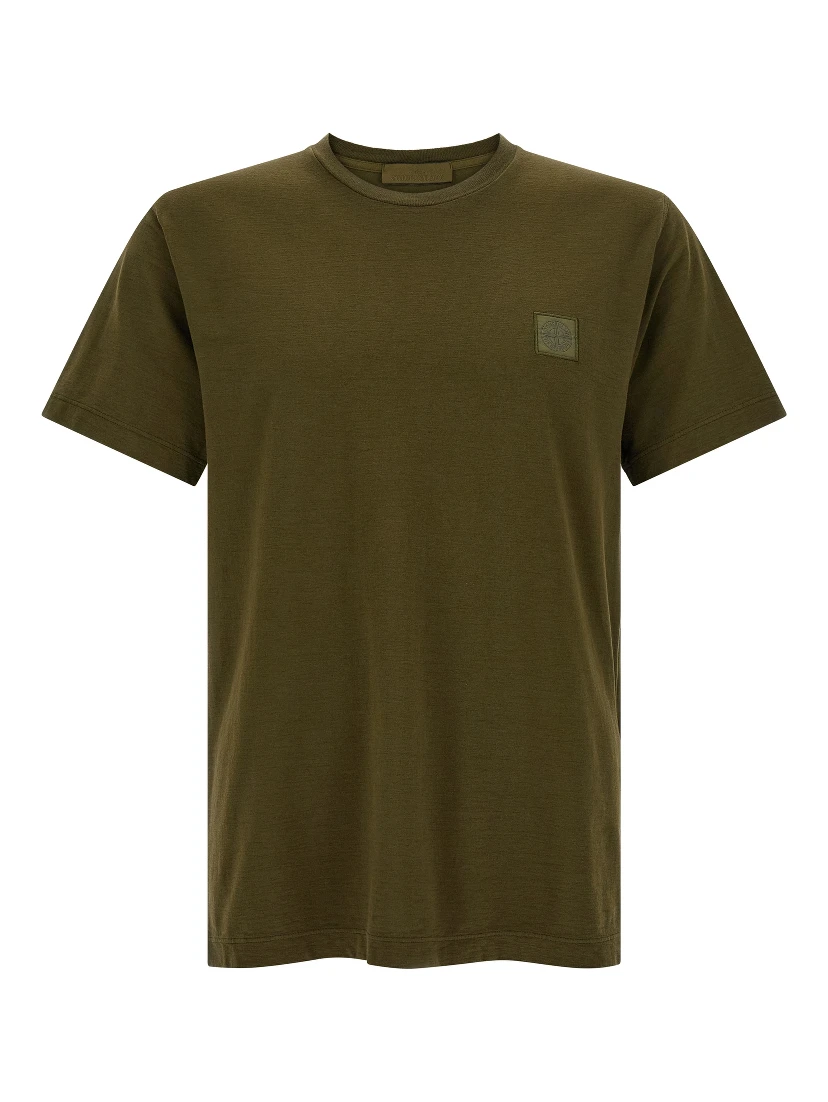 Bicolor Cotton T-Shirt