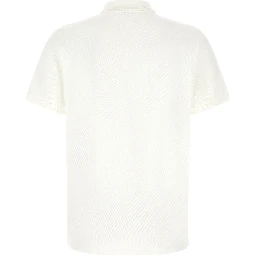 White Cotton Polo Shirt