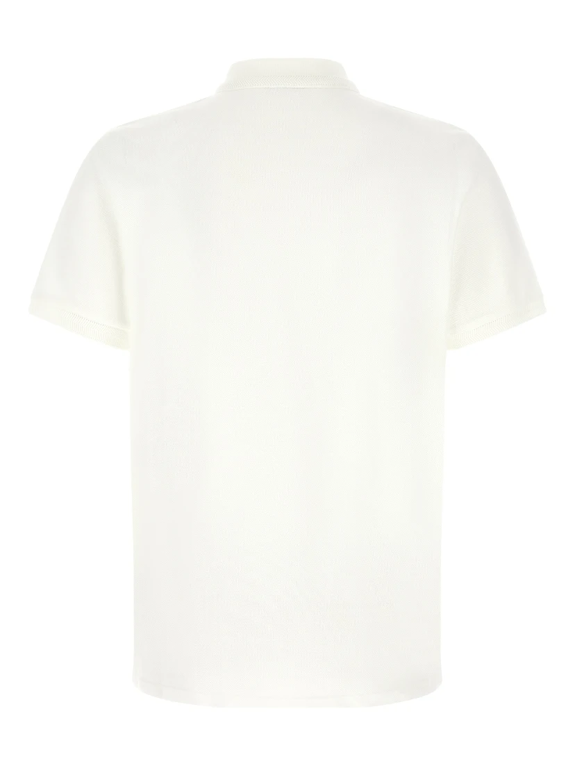 White Cotton Polo Shirt