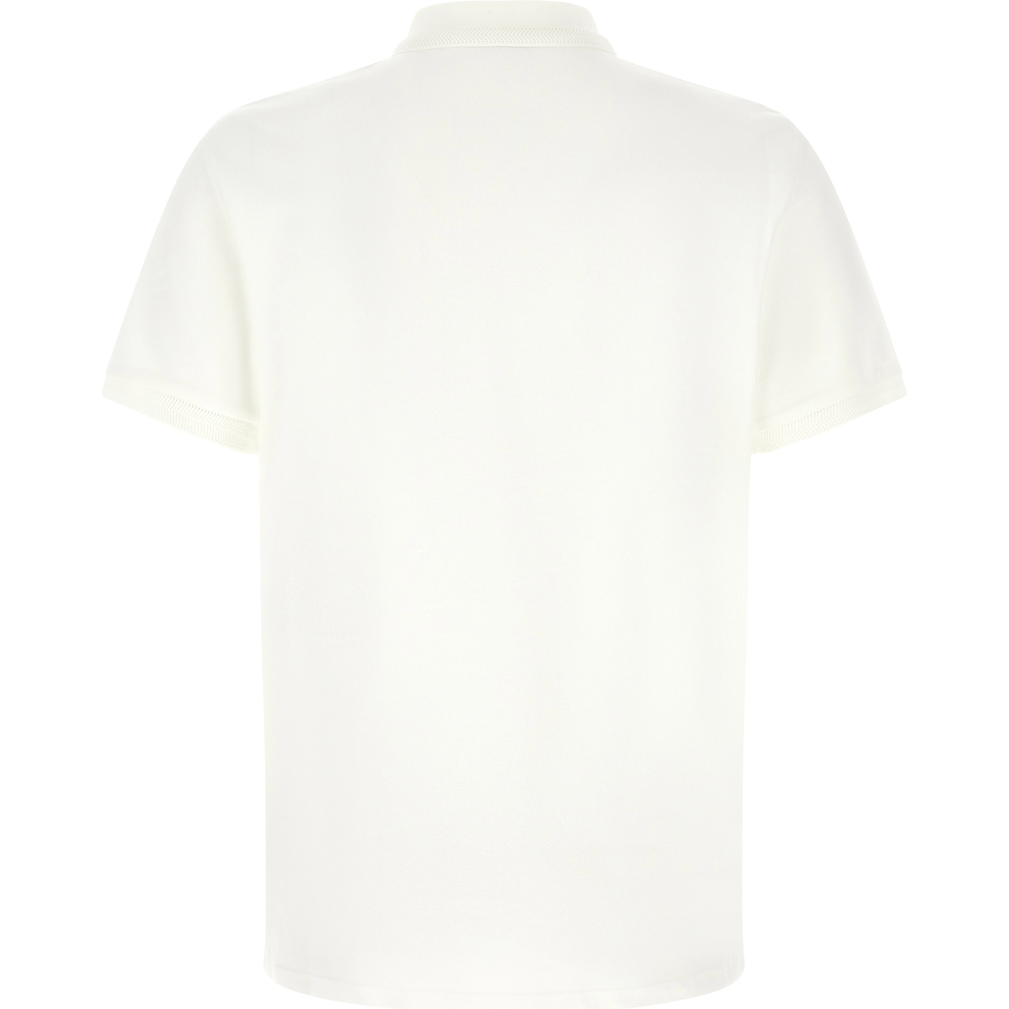 White Cotton Polo Shirt