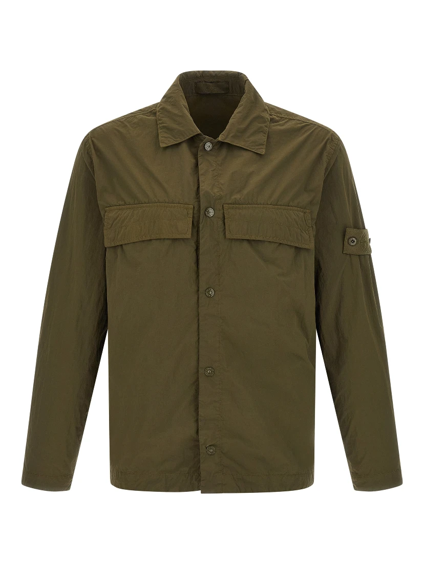 Bicolor Polyamide Blouse
