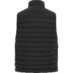 Black Polyamide Sleeveless Jacket