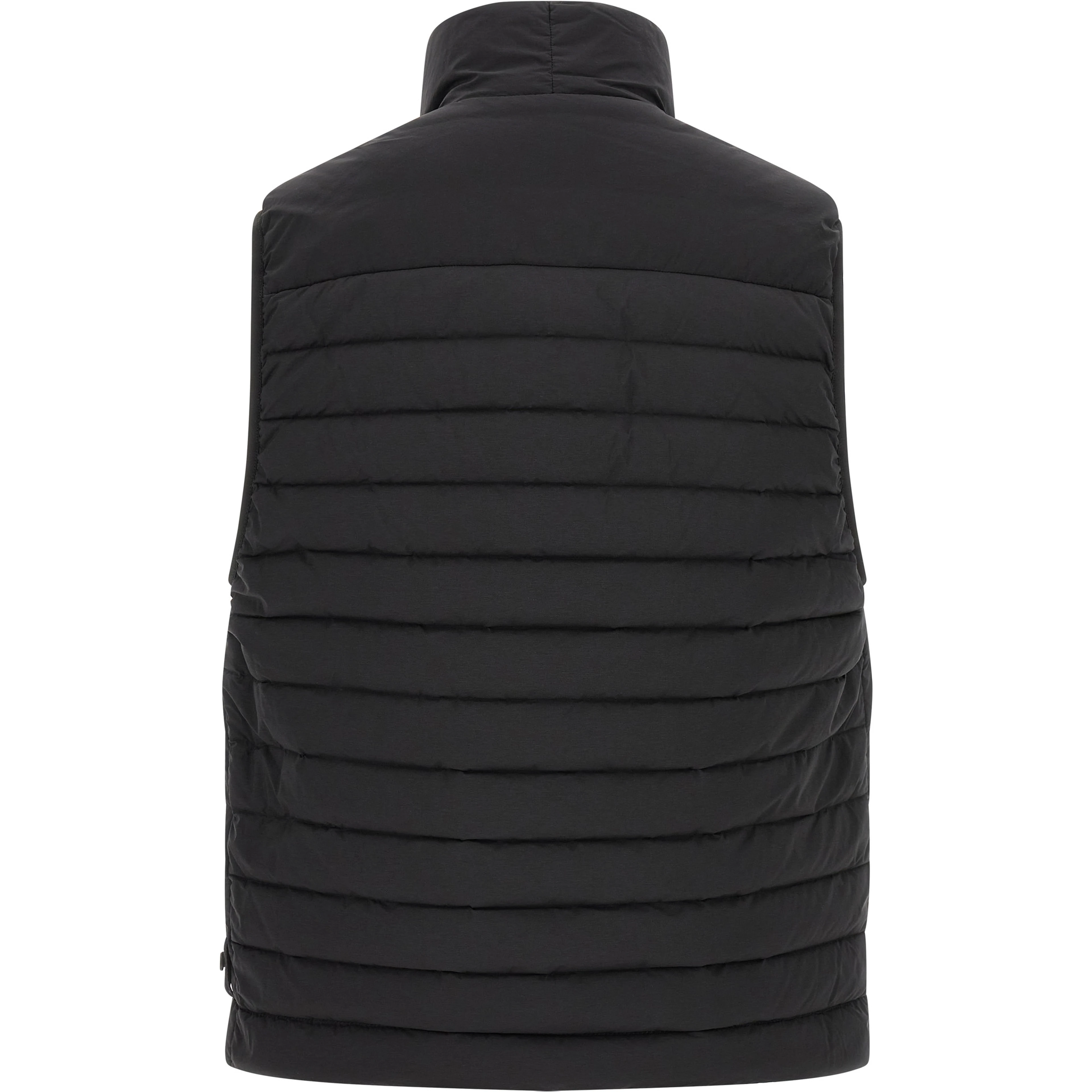 Black Polyamide Sleeveless Jacket