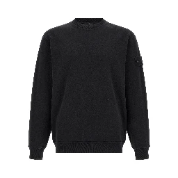 Black Cotton Sweatshirt