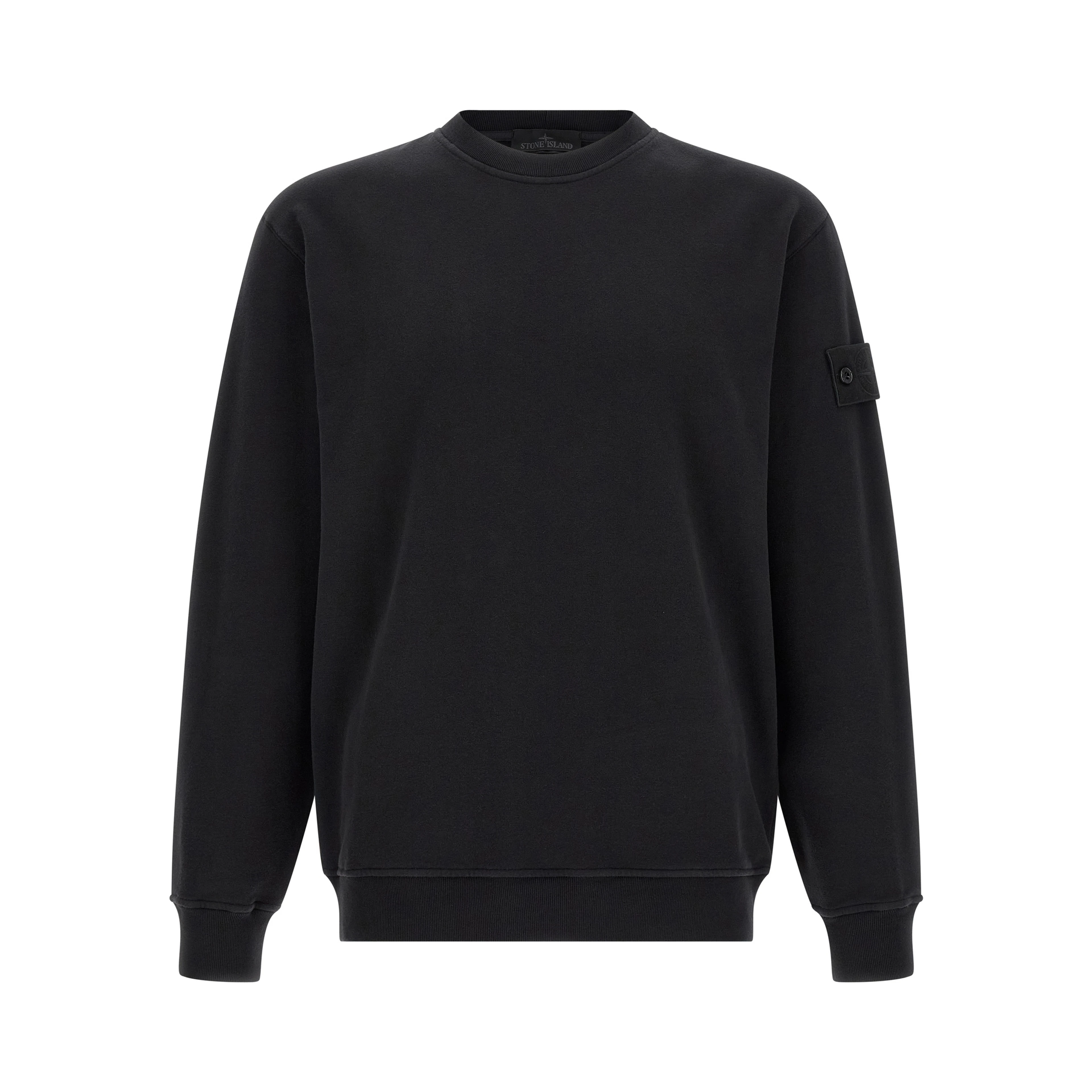 Black Cotton Sweatshirt