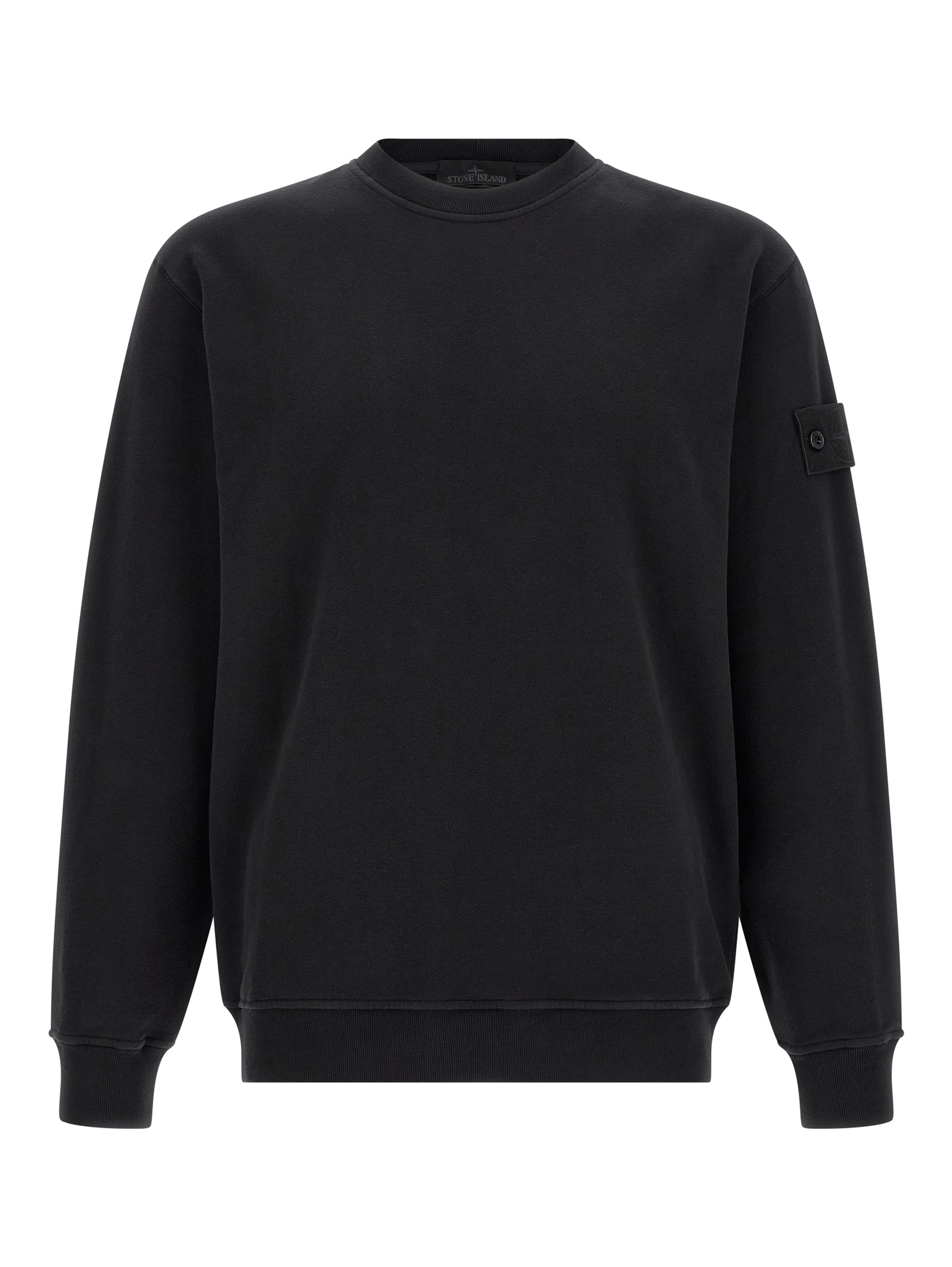 Black Cotton Sweatshirt