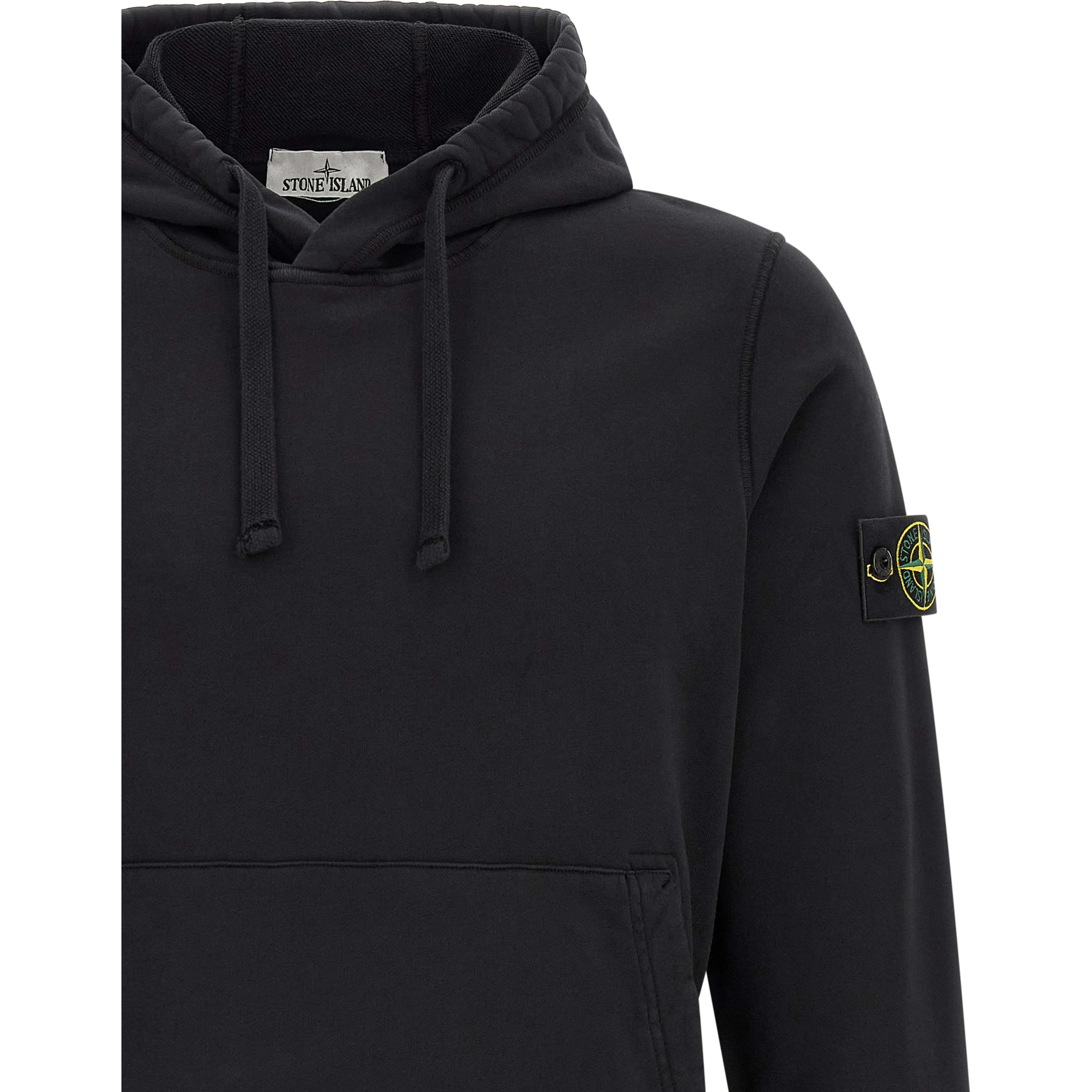 Black Cotton Sweatshirt