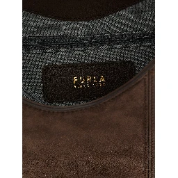 Brown Calfskin Shoulder Bag