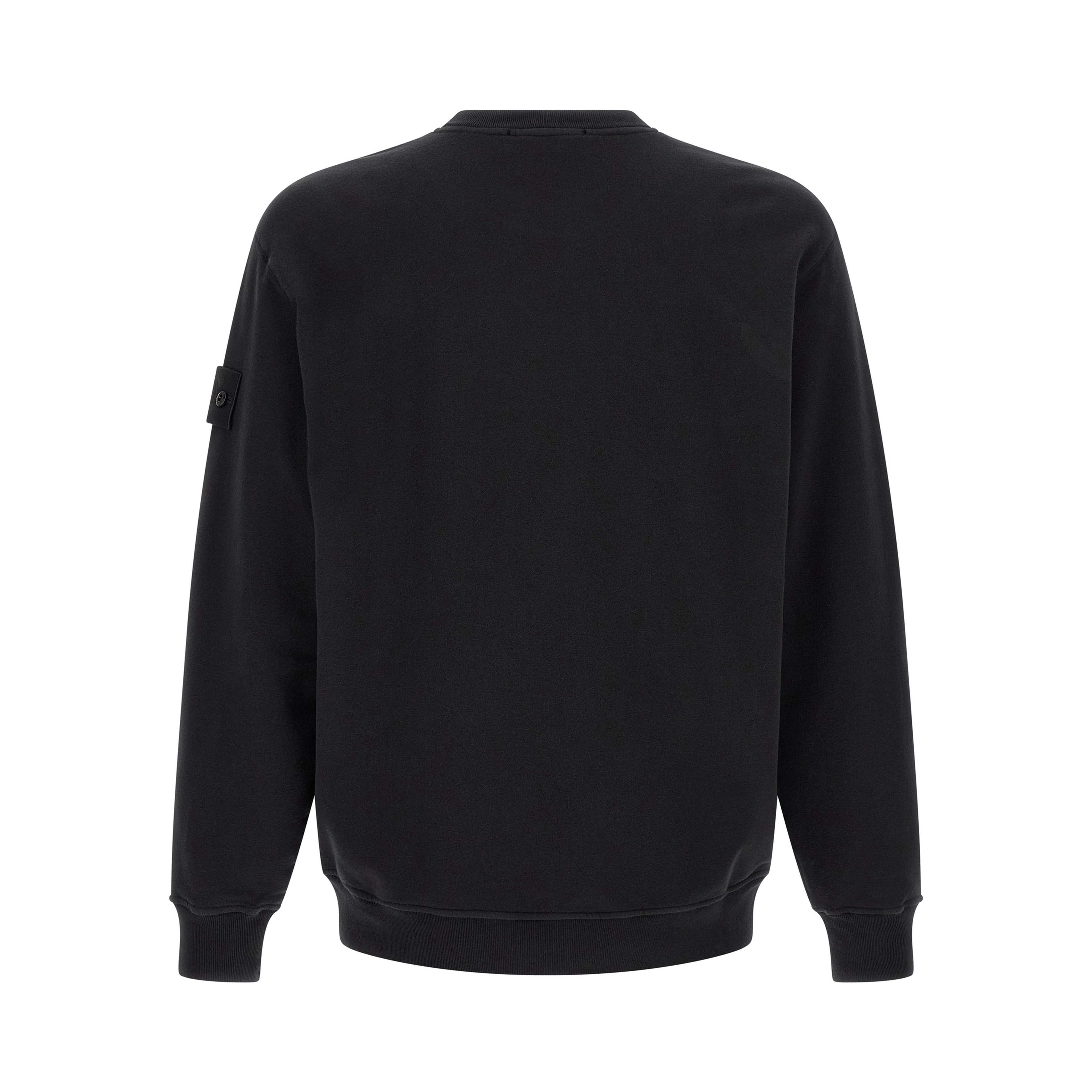 Black Cotton Sweatshirt