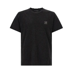 Black Cotton T-Shirt
