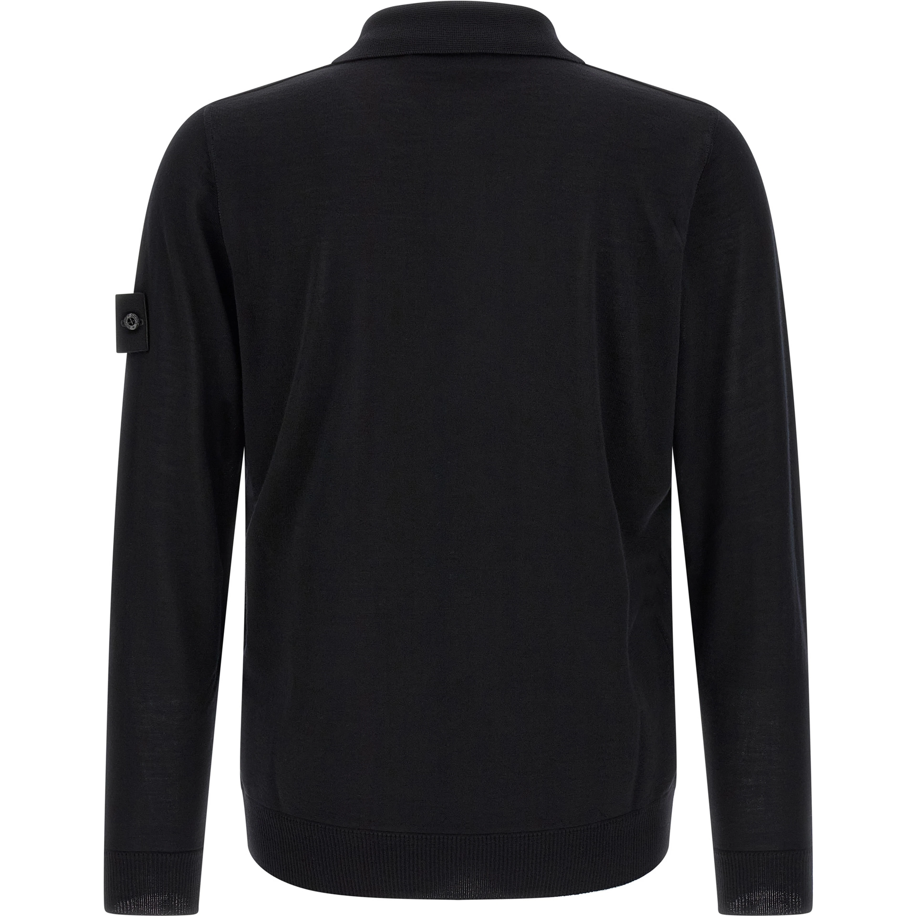Black Virgin Wool Cardigan