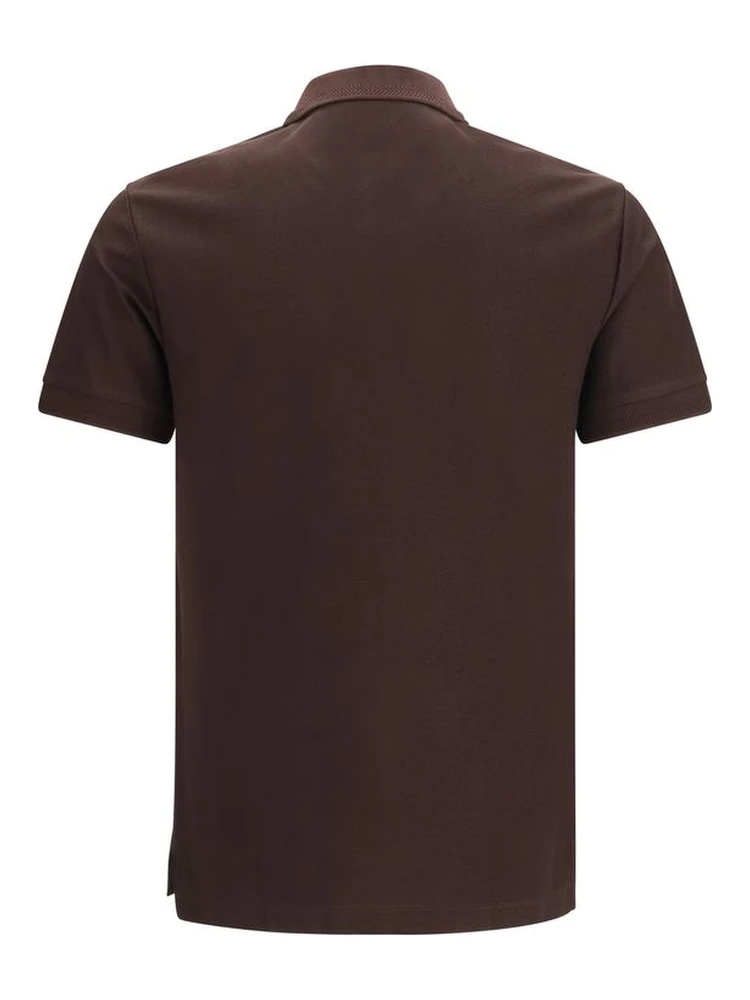 Brown Cotton Polo Shirt alternative