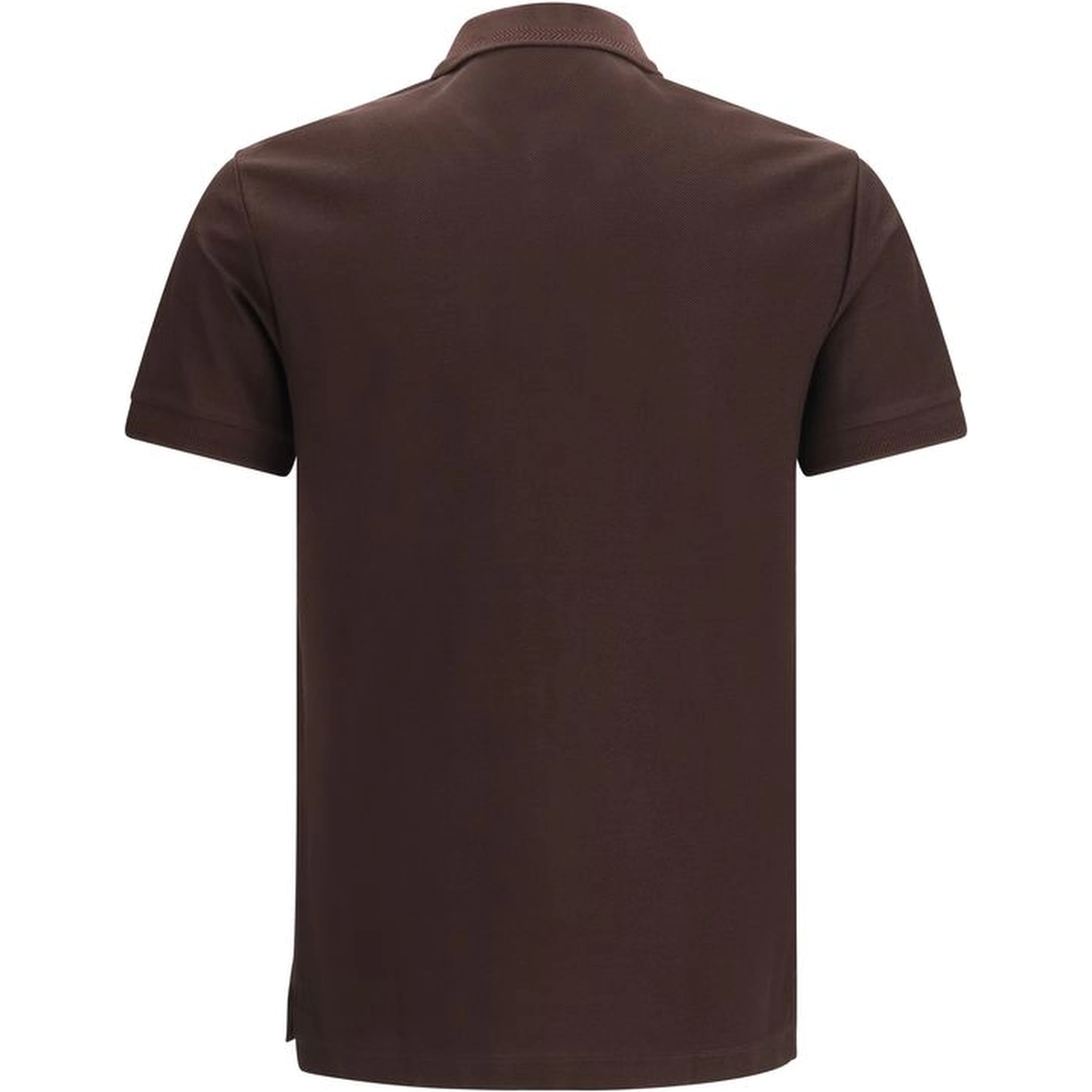 Brown Cotton Polo Shirt