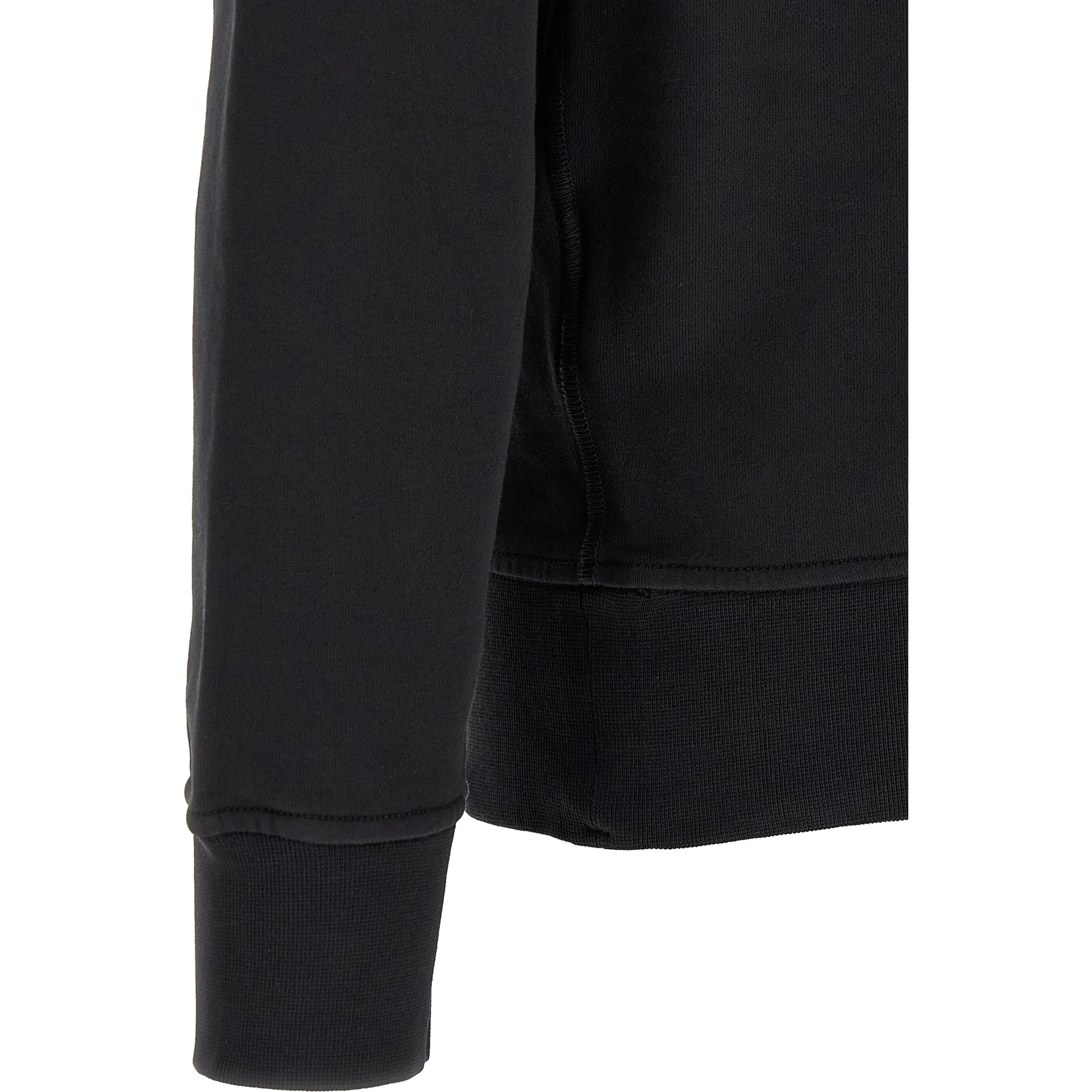 Black Cotton Sweatshirt