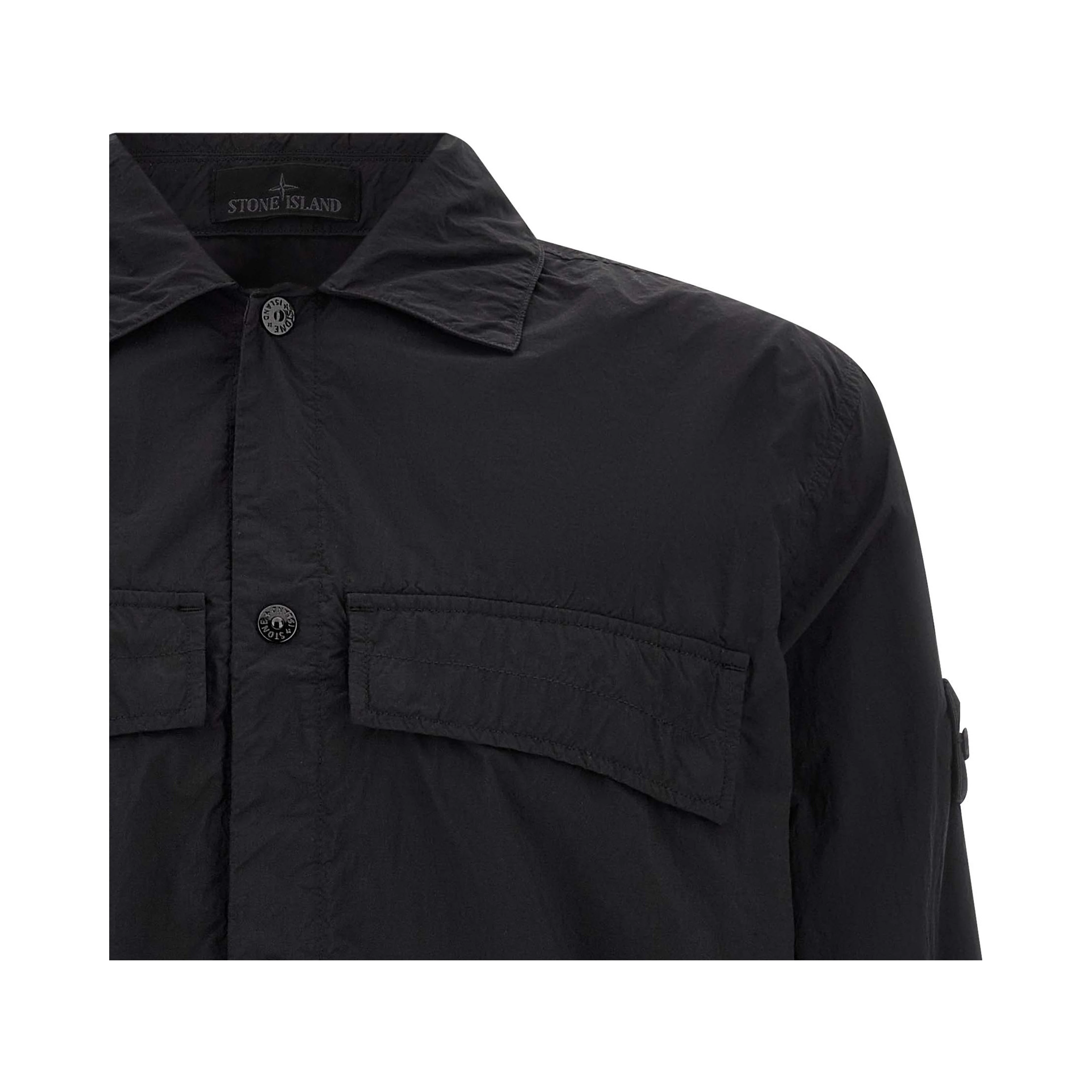 Black Polyamide Blouse
