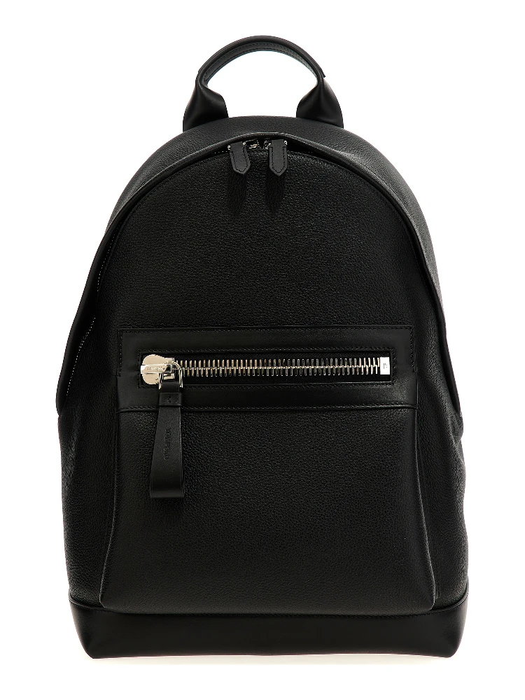 Black Calfskin Backpack