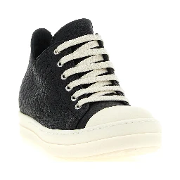 Bicolor Lamb Leather Low Top Sneakers