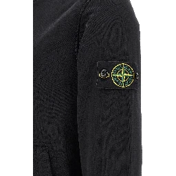 Black Cotton Sweatshirt