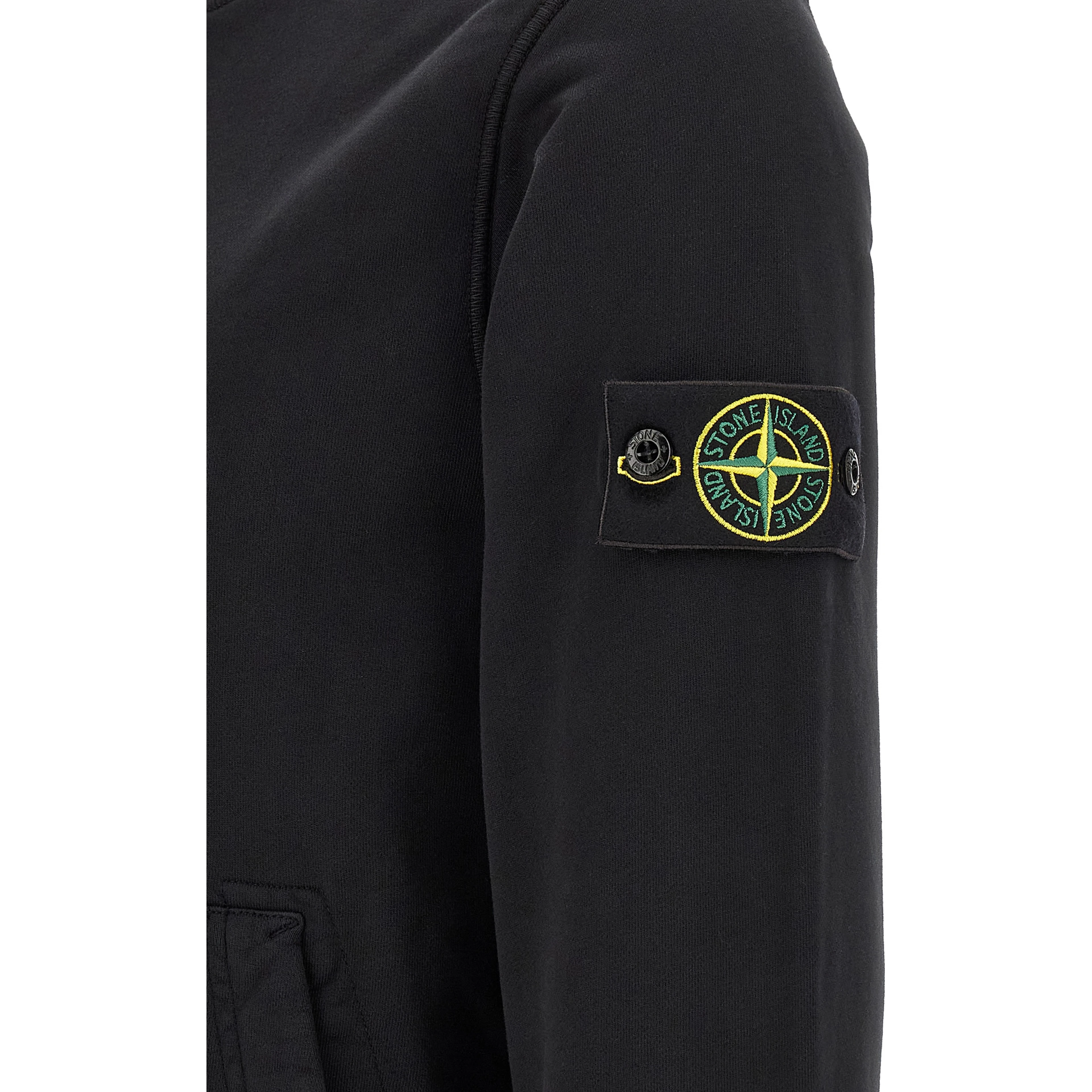 Black Cotton Sweatshirt
