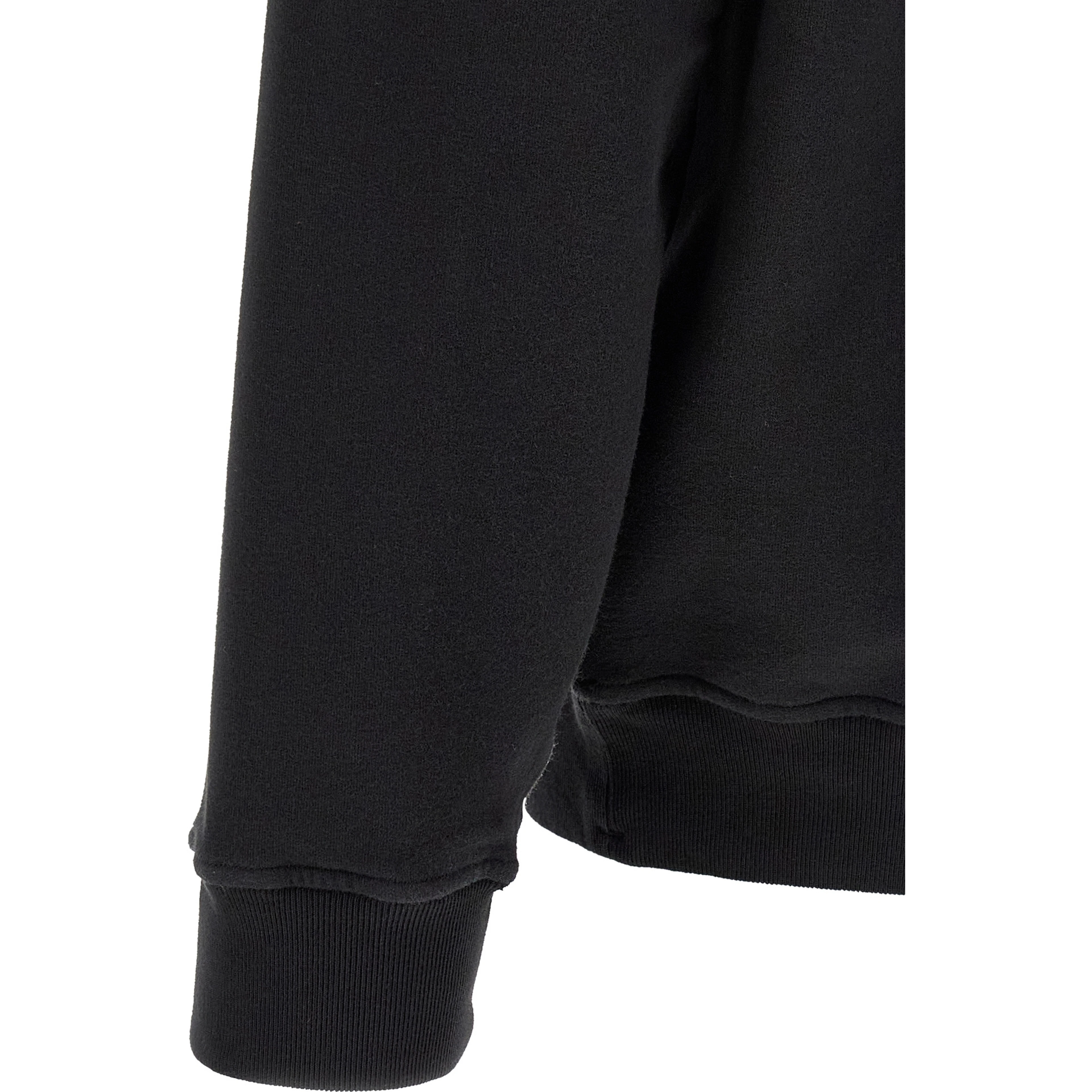 Black Cotton Sweatshirt
