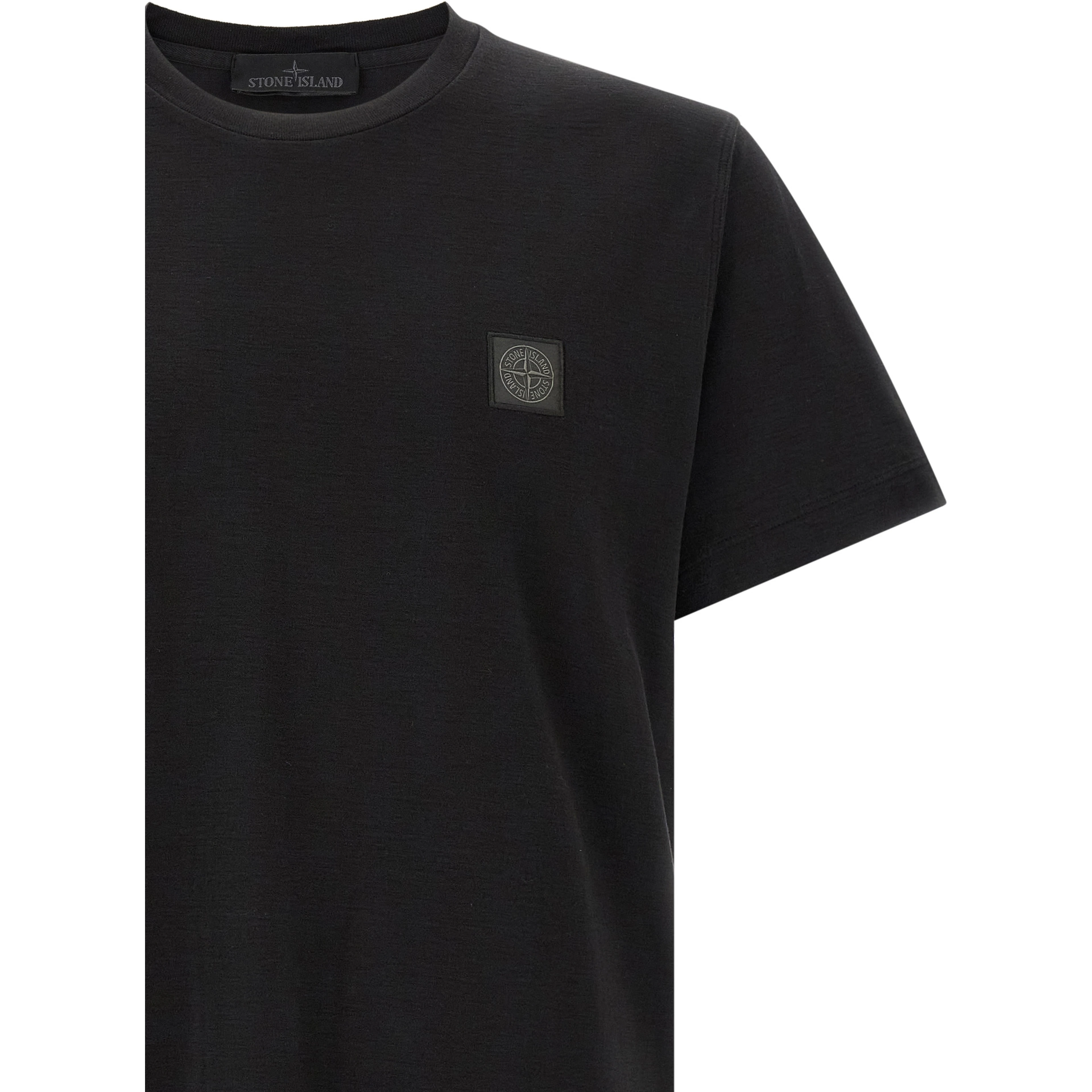 Black Cotton T-Shirt