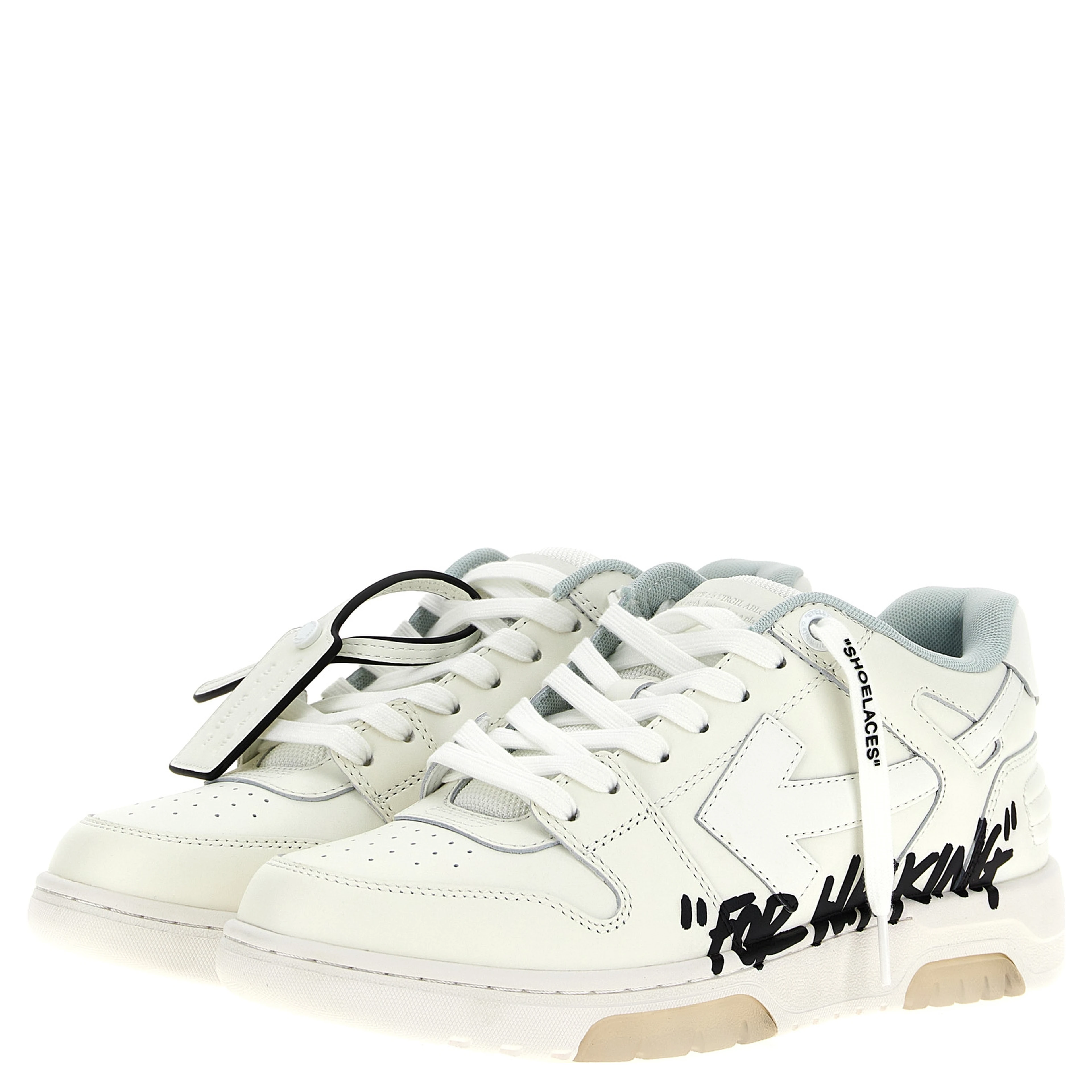 Bicolor Bovine Leather Sneakers
