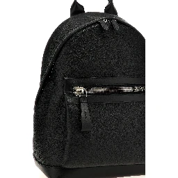 Black Calfskin Backpack