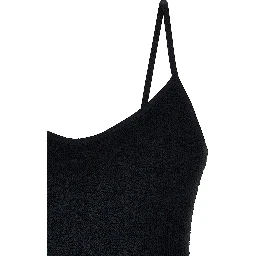 Black Polyamide One-Piece Swimsuit