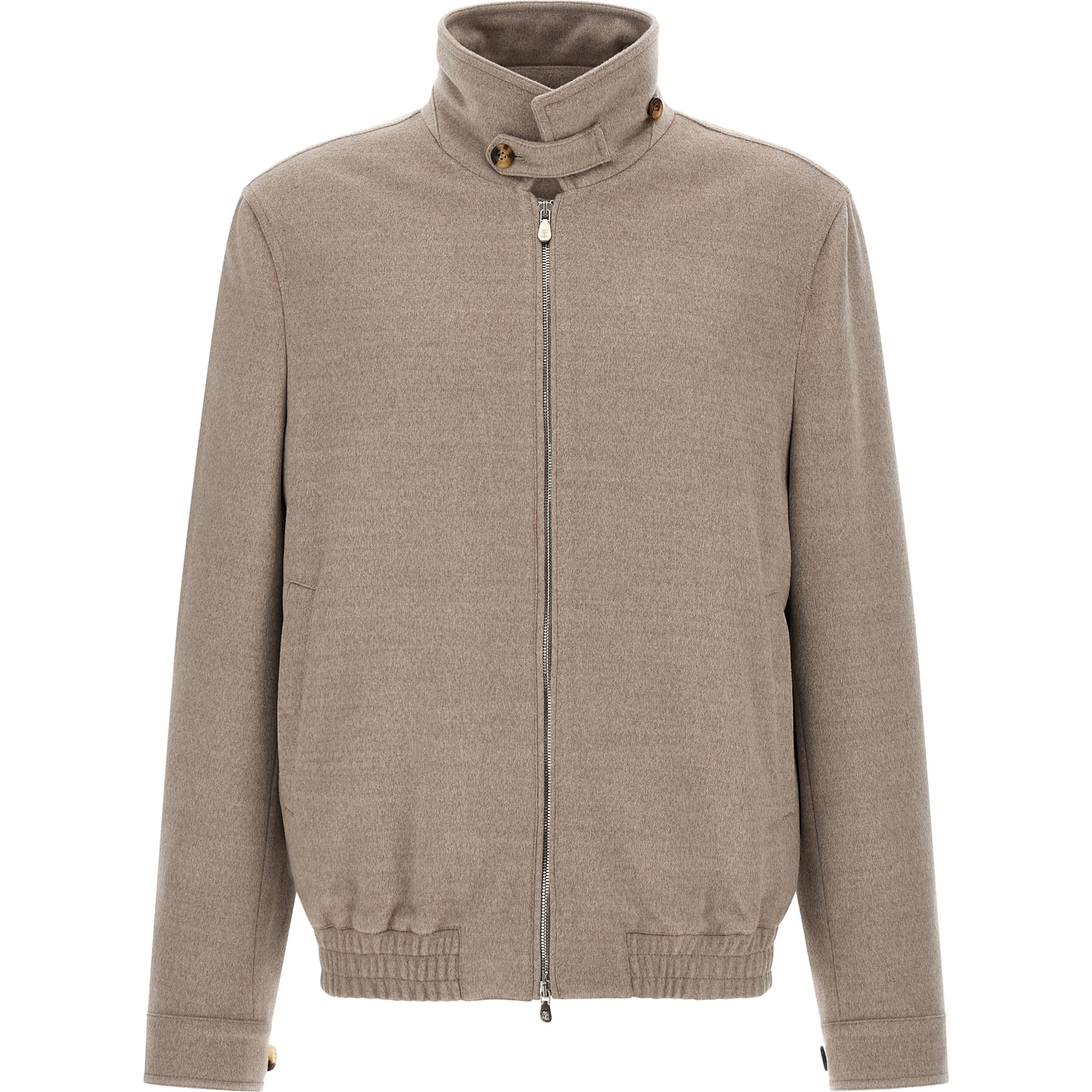 Beige Virgin Wool Bomber