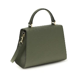 Bicolor Calf Leather Bos Taurus Clutch Bag