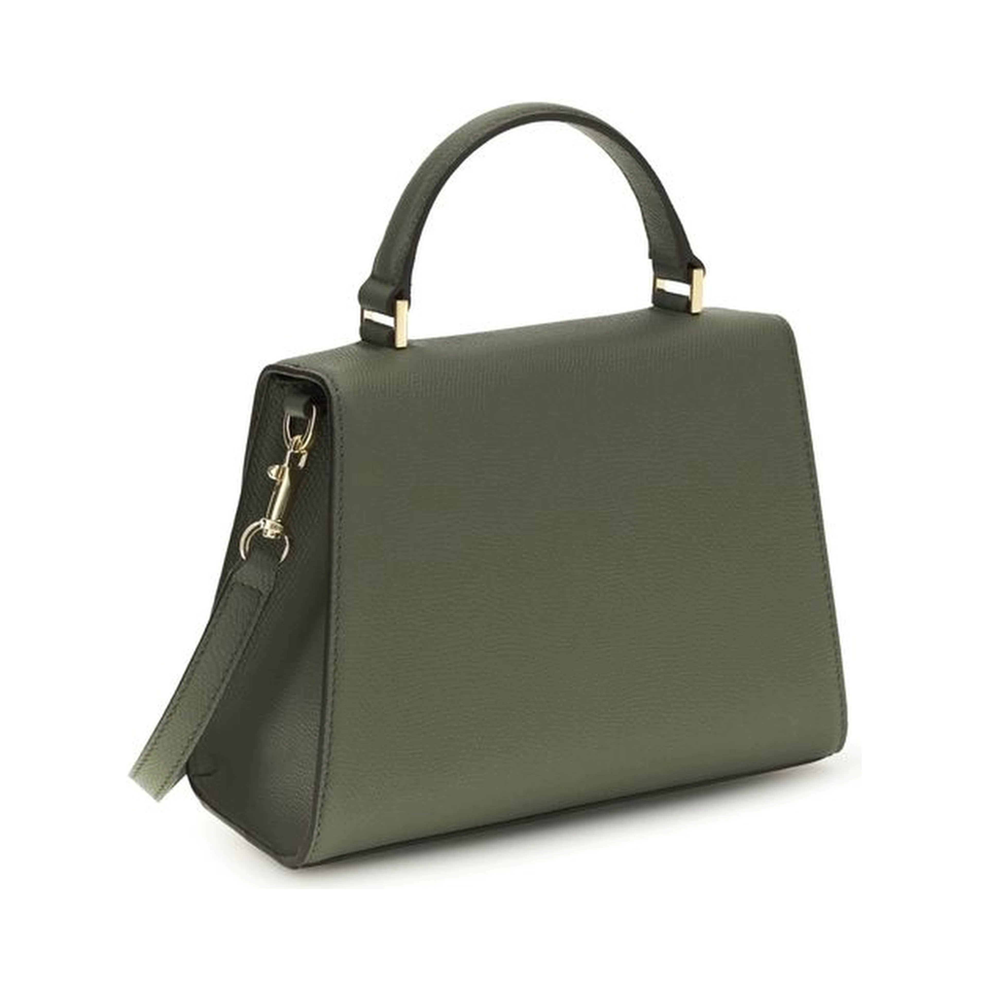 Bicolor Calf Leather Bos Taurus Clutch Bag