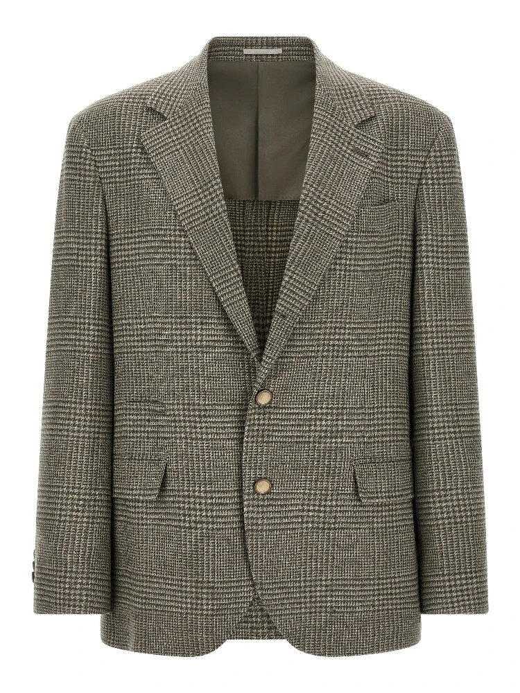 Bicolor Wool Blazer