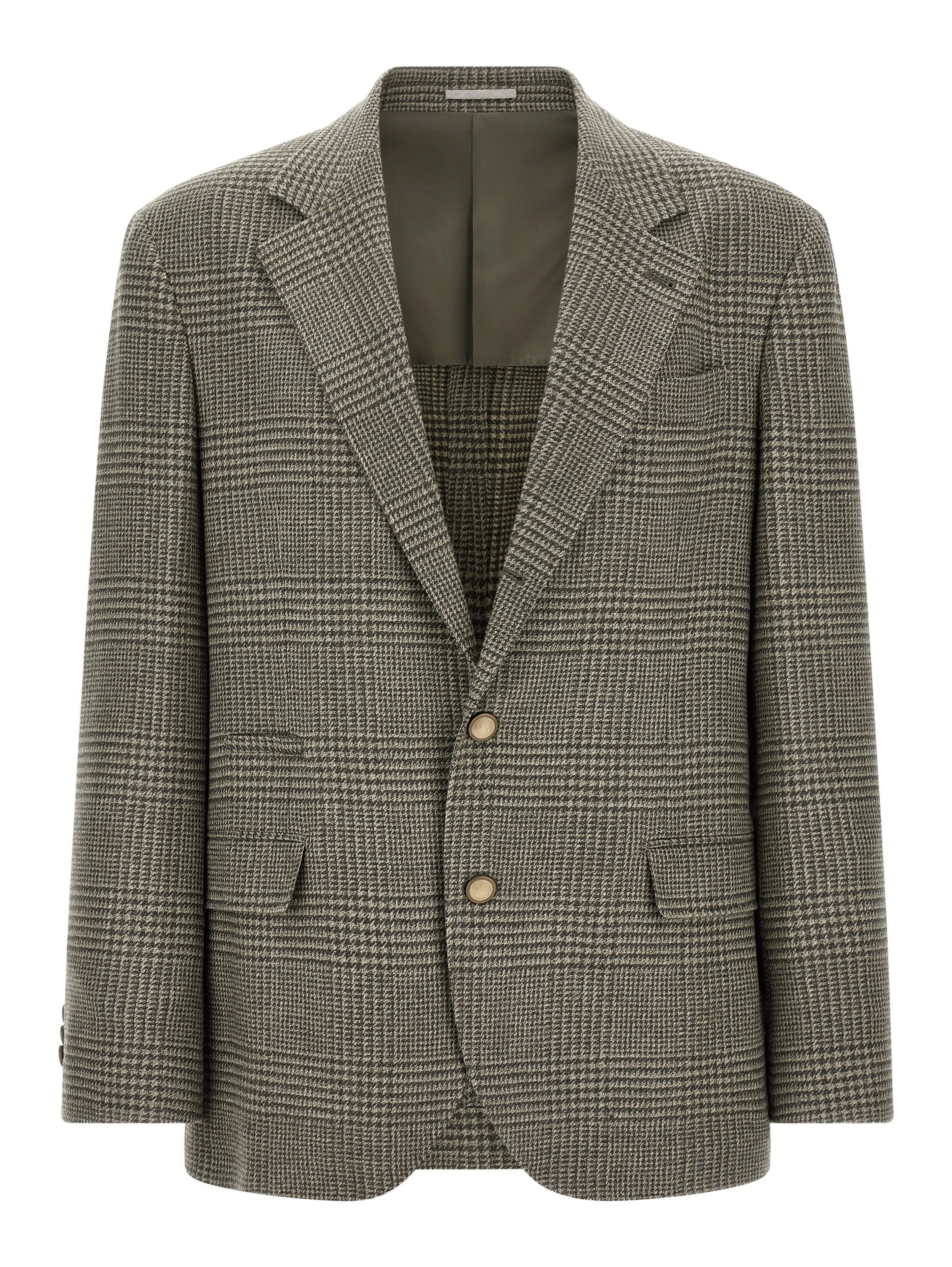 Bicolor Wool Blazer