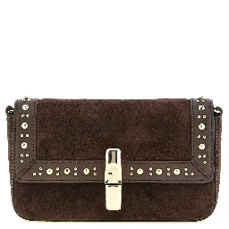 Brown Calfskin Crossbody Bag
