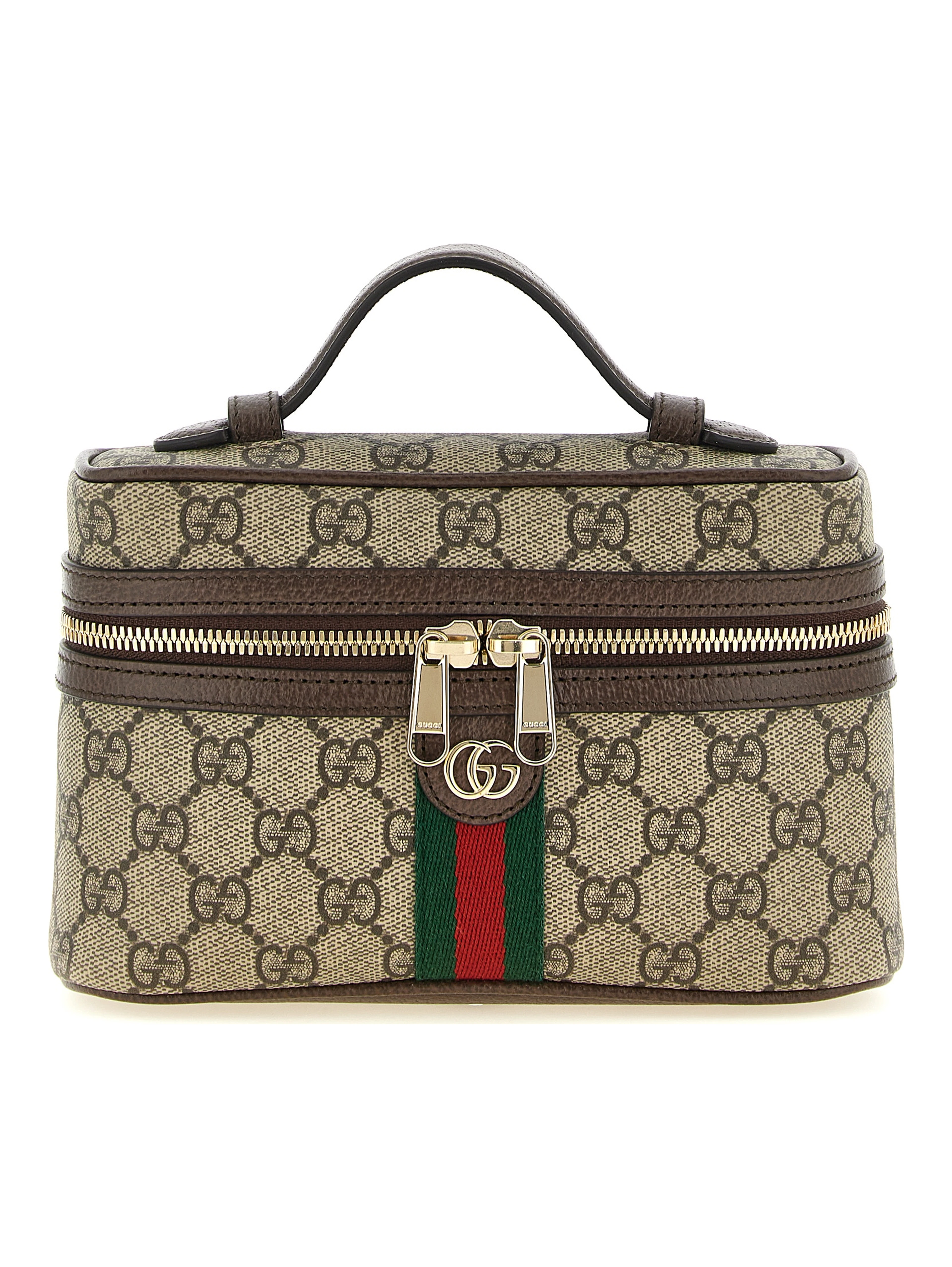 Beige Polyethylene Shoulder Bag