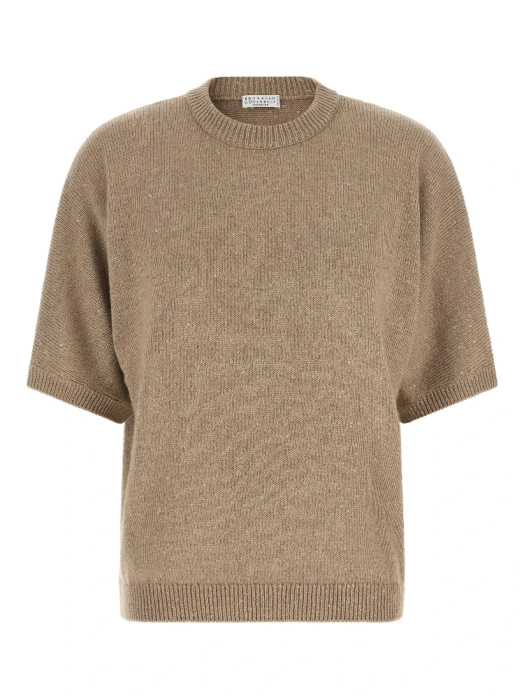 Beige Cashmere Cardigan