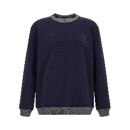 Blue Cotton Sweatshirt