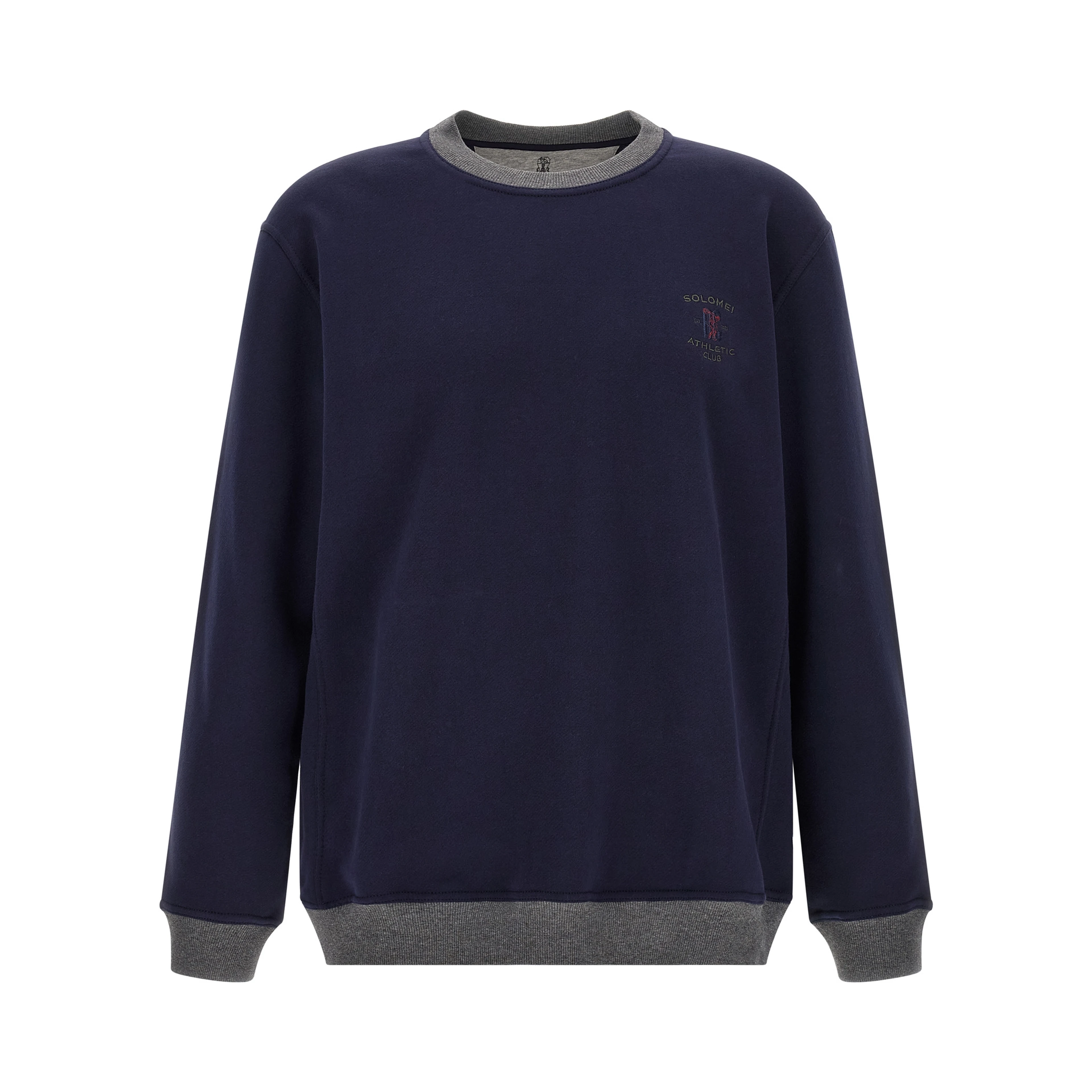 Blue Cotton Sweatshirt
