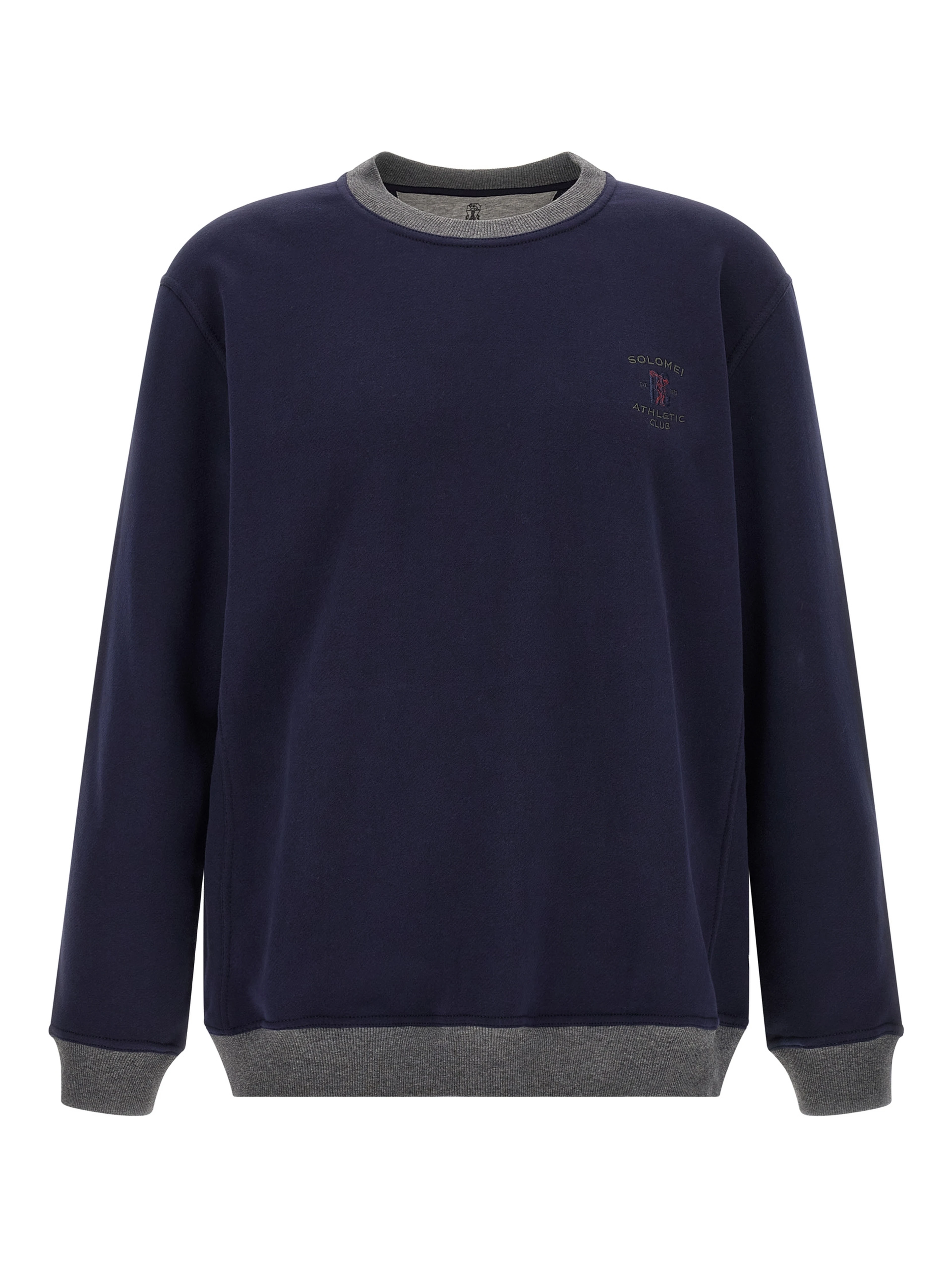 Blue Cotton Sweatshirt