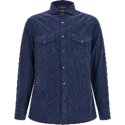 Blue Cotton Blouse