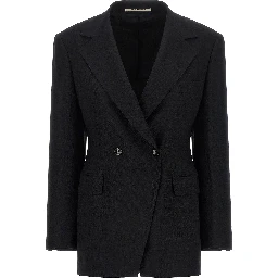 Black Viscose Blazer