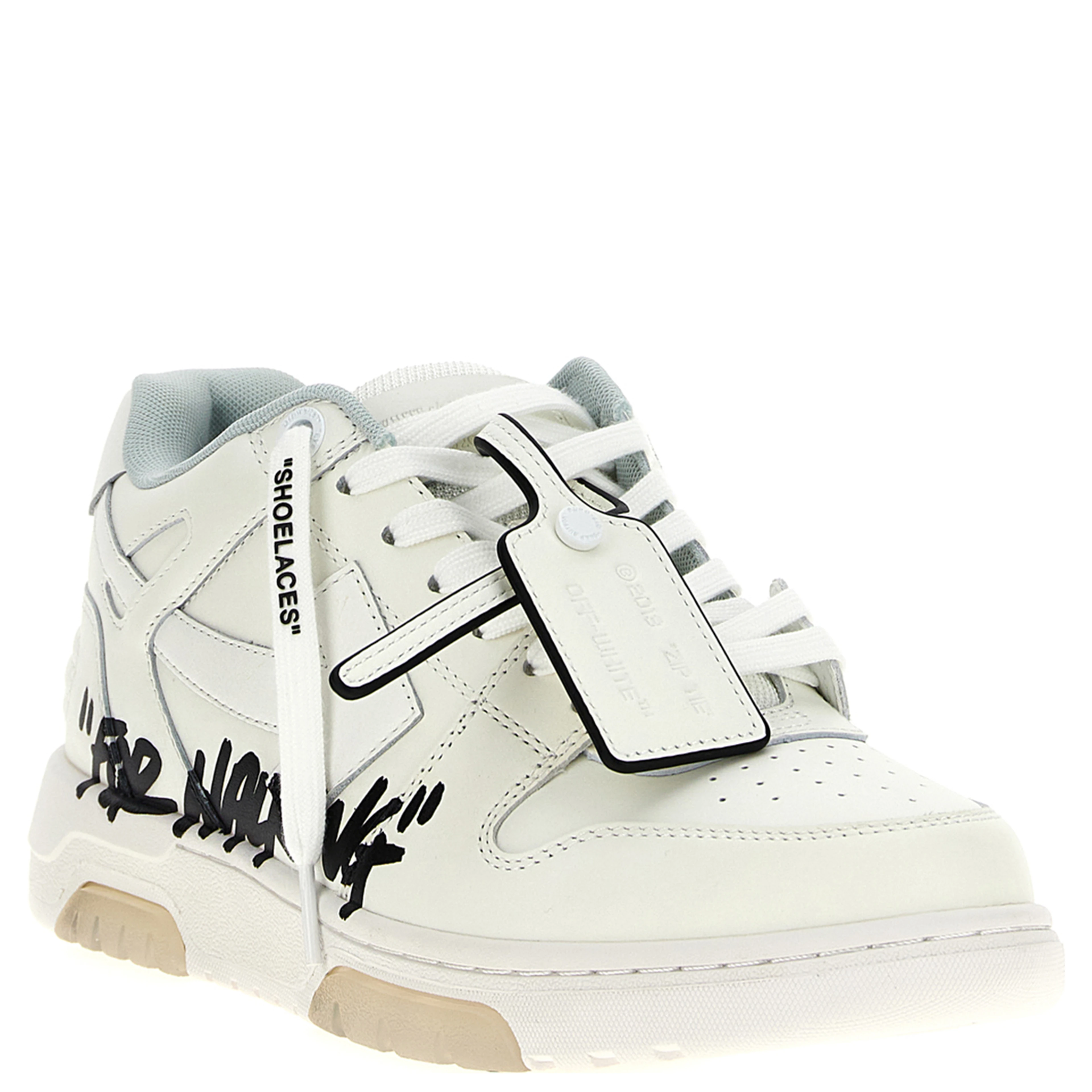 Bicolor Bovine Leather Sneakers