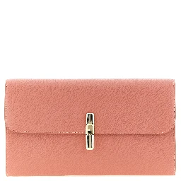 Multicolor Calfskin Clutch Bag