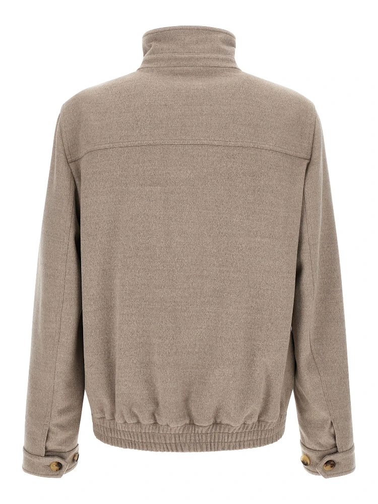 Beige Virgin Wool Bomber alternative