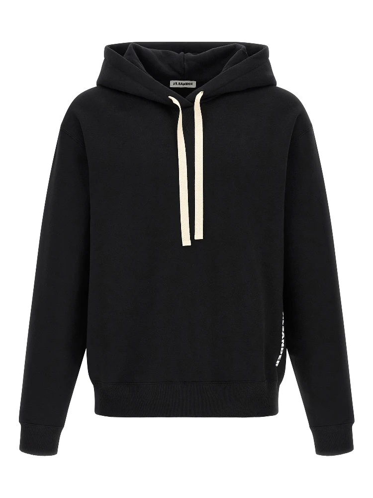 Black Cotton Sweatshirt