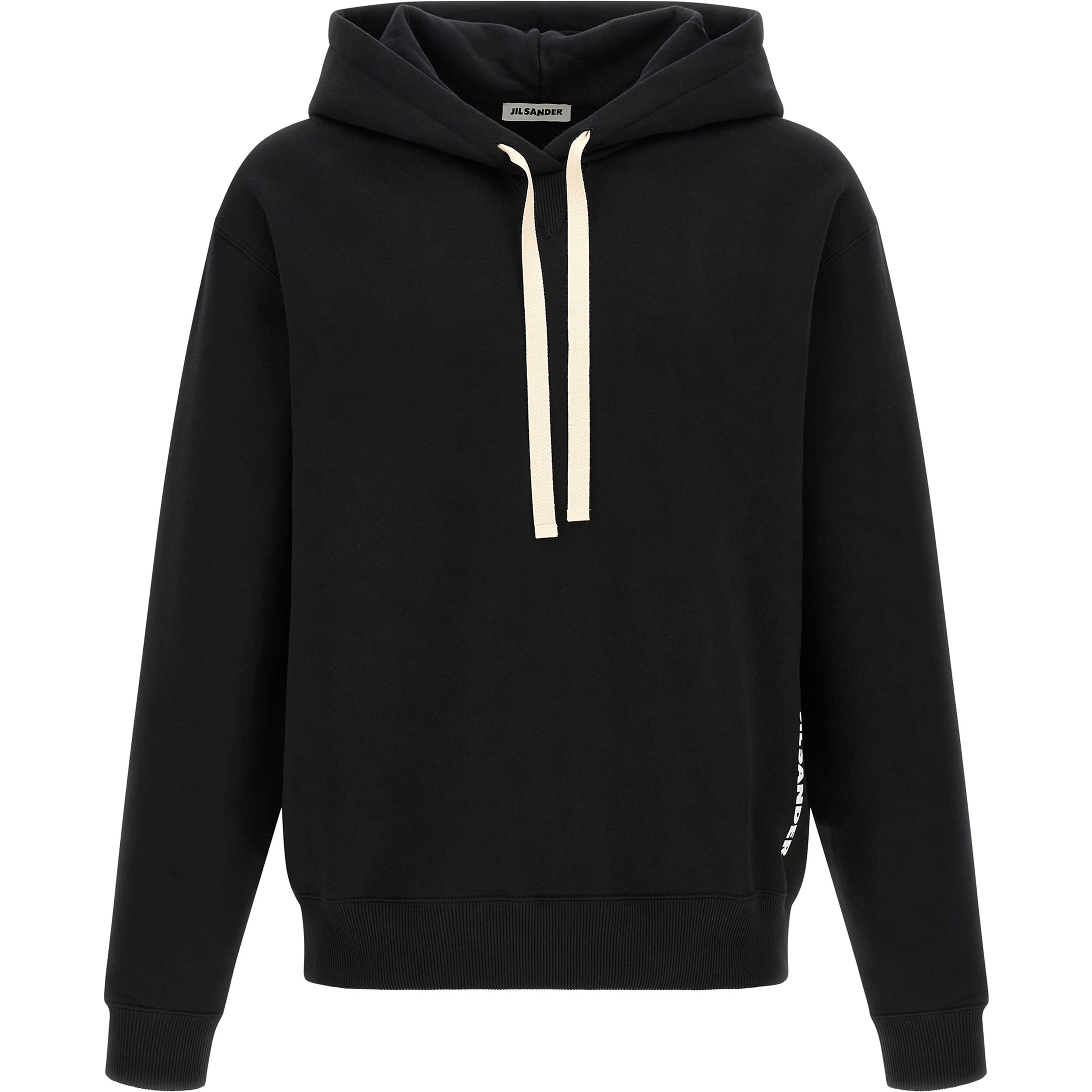 Black Cotton Sweatshirt