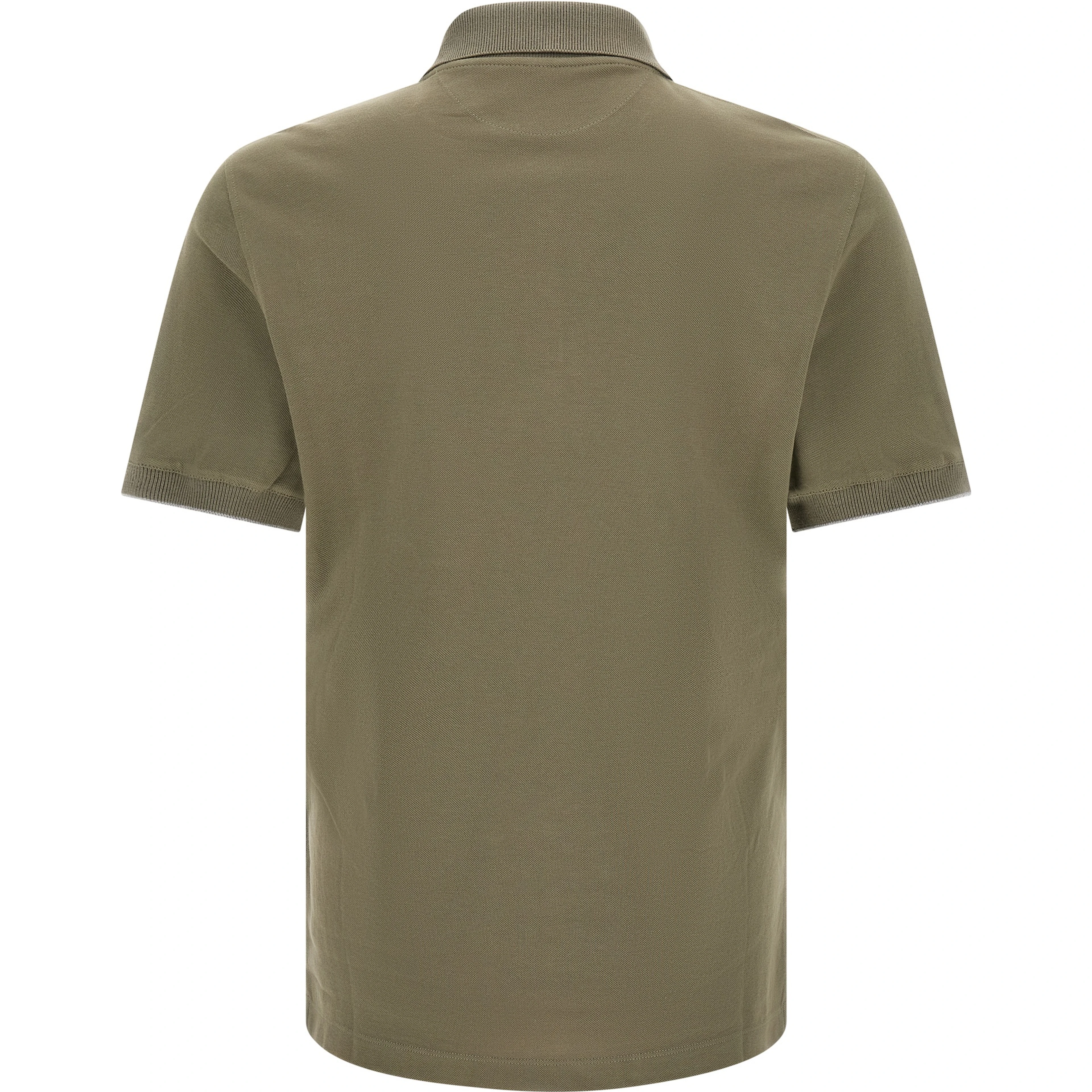 Bicolor Cotton Polo Shirt