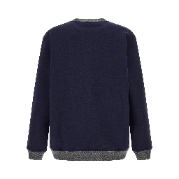 Blue Cotton Sweatshirt