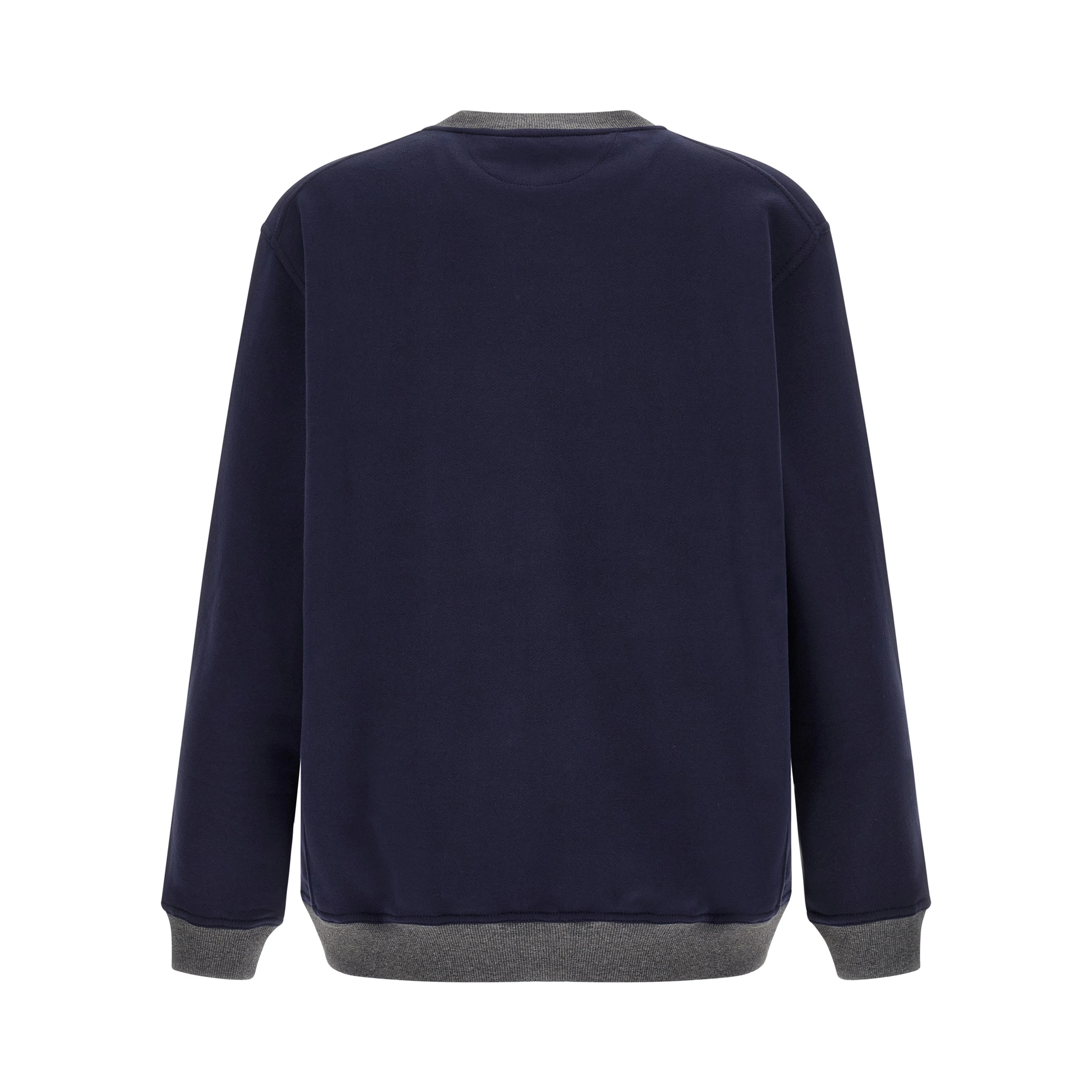 Blue Cotton Sweatshirt