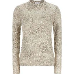 Beige Nylon Cardigan